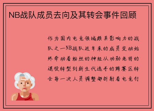 NB战队成员去向及其转会事件回顾